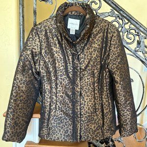 Leopard Print Puffer Jacket from Harolds!